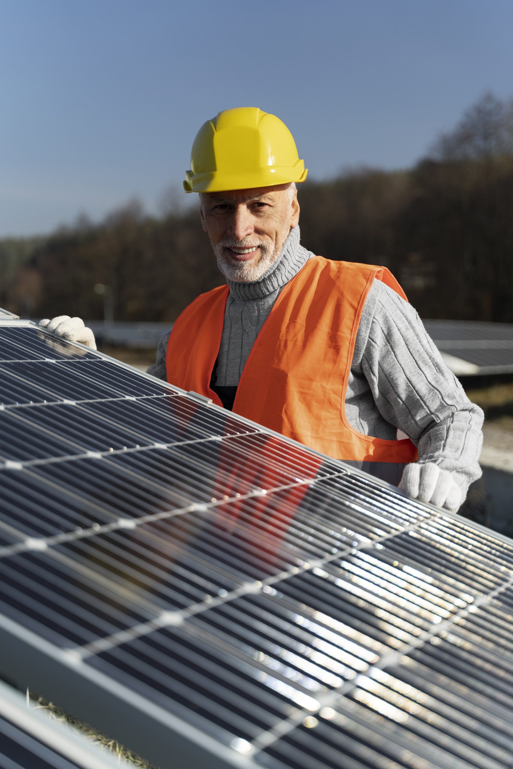 person-near-alternative-energy-plant